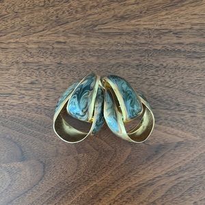 Retro 80 style earrings